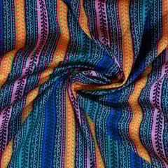 Multi Color Cotton Digital Printed Fabric