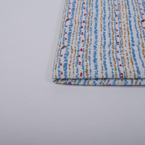 Multi Color Cotton Printed Fabric