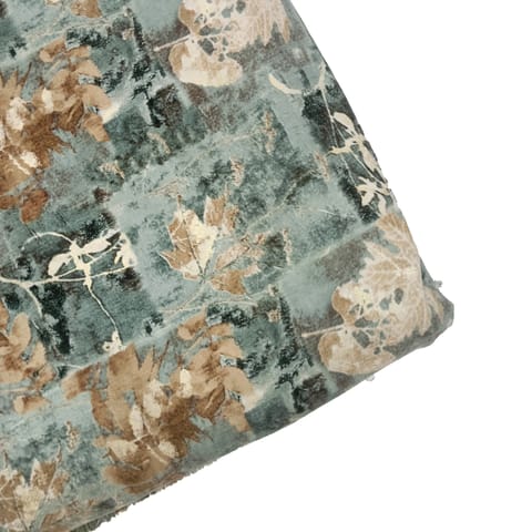 Multi Shades Abstract Printed Rayon Fabric