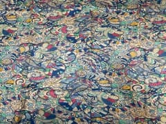 Pure Tussar Silk Multicolor Abstract