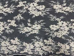 Dyeable Embroidered Net White Floral