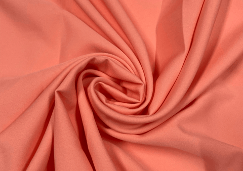 Peach Color Banana Crepe Fabric