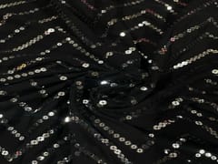 Black Georgette Embroidery 56