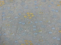 Embroidered Cotton Blue Floral