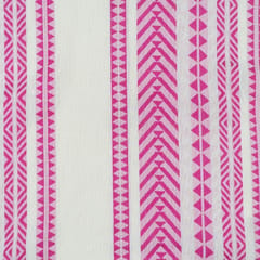 WHITE WITH PINK STRIPES JACQUARD fabric