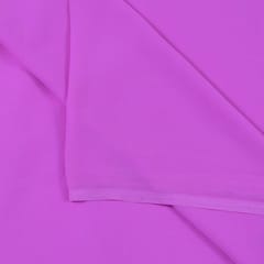 Pink Color Poly Georgette fabric