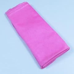 Pink Color Polyester Raw silk fabric