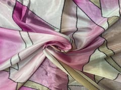 Pink Imported Silk Print 56
