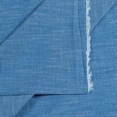 Stripes Denim Chambrey fabric