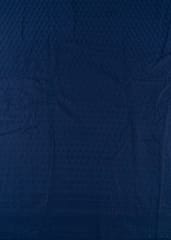 Navy Blue color Big width Rayon chikan fabric
