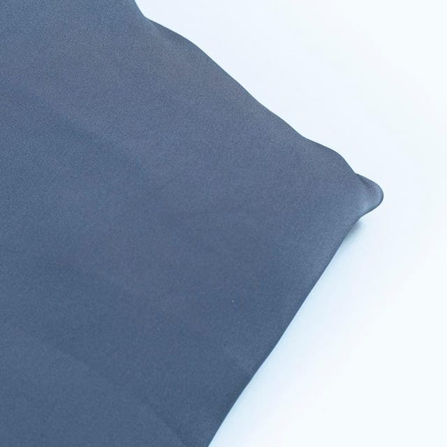 Navy Blue color Marina Satin fabric
