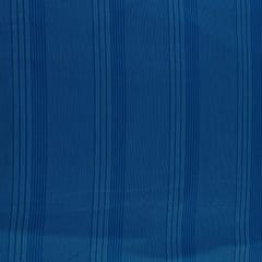 Blue Rayon Kantha Dobby Strips fabric