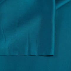 Teal Blue Color Milano Satin fabric