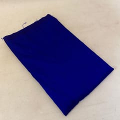 Navy Blue Color Pure Raw Silk fabric