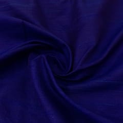 Navy Blue Color Pure Raw Silk fabric