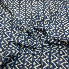 Blue Color Cotton Kantha Print