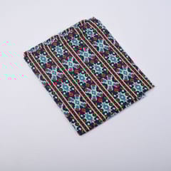Blue Color Cotton Printed Fabric