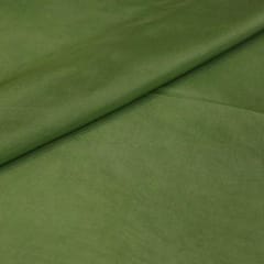 Green Color Plain Upada Silk fabric