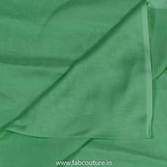 Green Color Viscose Muslin fabric