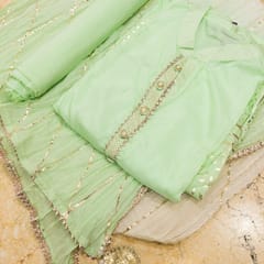 Mint Green Muslin Suit Set