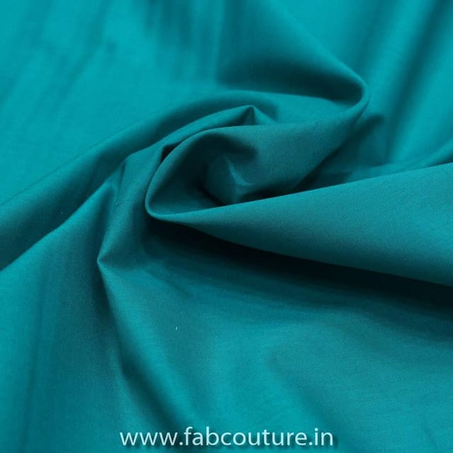 Peacock Green Cotton Cambric fabric