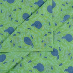 Mint Green Cotton Discharge Print(1.90 mtr piece)