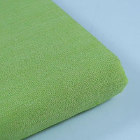 Parrot Green Color Rayon Slub fabric