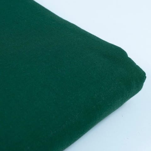 Bottel Green Color Rayon Slub fabric