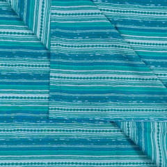Sea GreenCotton Block Printed Fabric