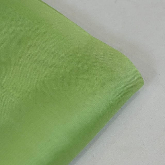 Mint Green Color Viscose Uppada fabric