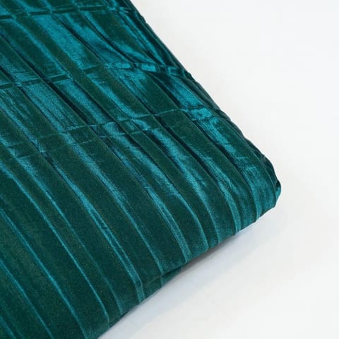 Green Color Jersey Lycra Shimmer Fabric