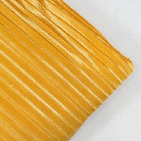 Yellow Color Jersey Lycra Shimmer Fabric