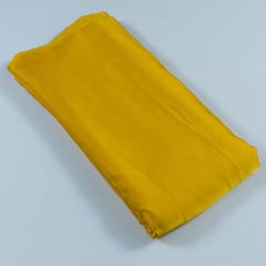 Yellow Color Georgette Satin fabric