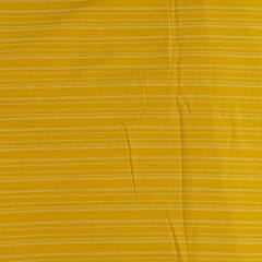 Yellow Color Kantha Dobby Strips fabric