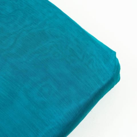 Peacock Green Color Modal Chanderi fabric