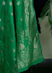 Green Color Banarasi Embroidered Dupatta