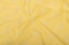 Yellow lining chanderi rubber Printed Fabric