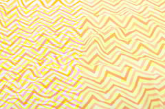 Yellow  Colorbase Pure Muslin with mustard stripes Printed Fabric