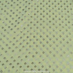 Yellow Color Georgette Foil (1.3 Meter Cut Piece )