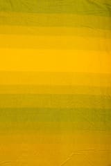 Yellow Color Cotton Stripes Printed Shaded Fabric