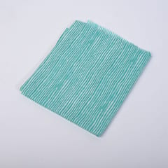 Sea Green Color Cotton Printed Fabric
