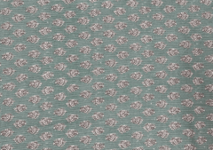 Cotton Cambric Kantha Sea Green Print