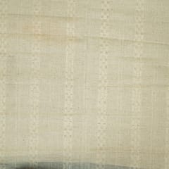 Off White Color Dyeable Cotton Dobby Fabric(1.40 Meter Piece)