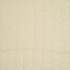 Off White Color Dyeable Cotton Dobby Fabric