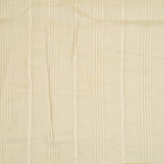 Off White Color Dyeable Leeno Cotton Dobby Fabric