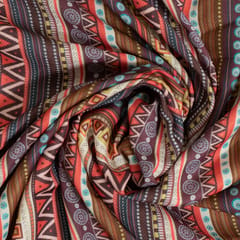 Multi Color Pashmina Printed Fabric