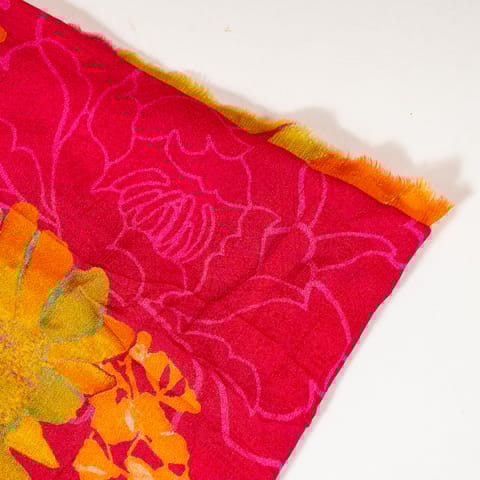 Multi Color Chinon Chiffon Printed Fabric