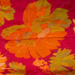 Multi Color Chinon Chiffon Printed Fabric