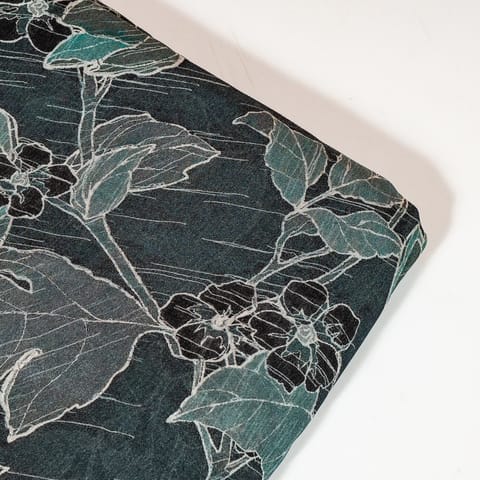 Multi Color Chinon Chiffon Printed Fabric