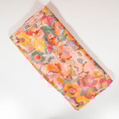 Multi Color Chinon Chiffon Printed Fabric